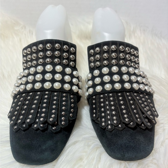 JEFFREY CAMPBELL Ravis Pearl Embellished Mules - Picture 5 of 7